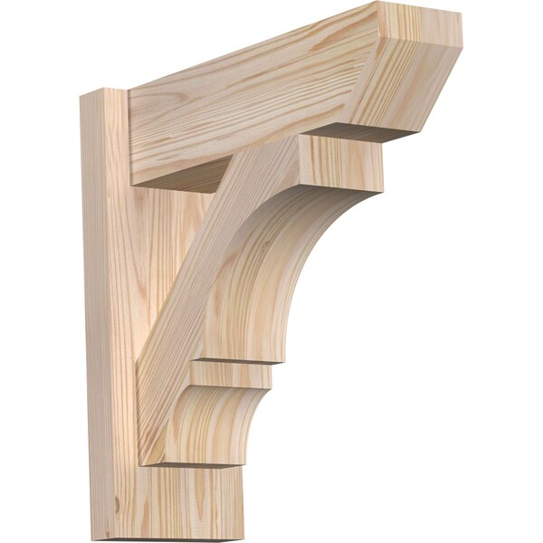Ekena Millwork Balboa Slat Smooth Outlooker, Douglas Fir, 5 1/2"W x 16"D x 16"H OUT06X16X16BOA06SDF - main